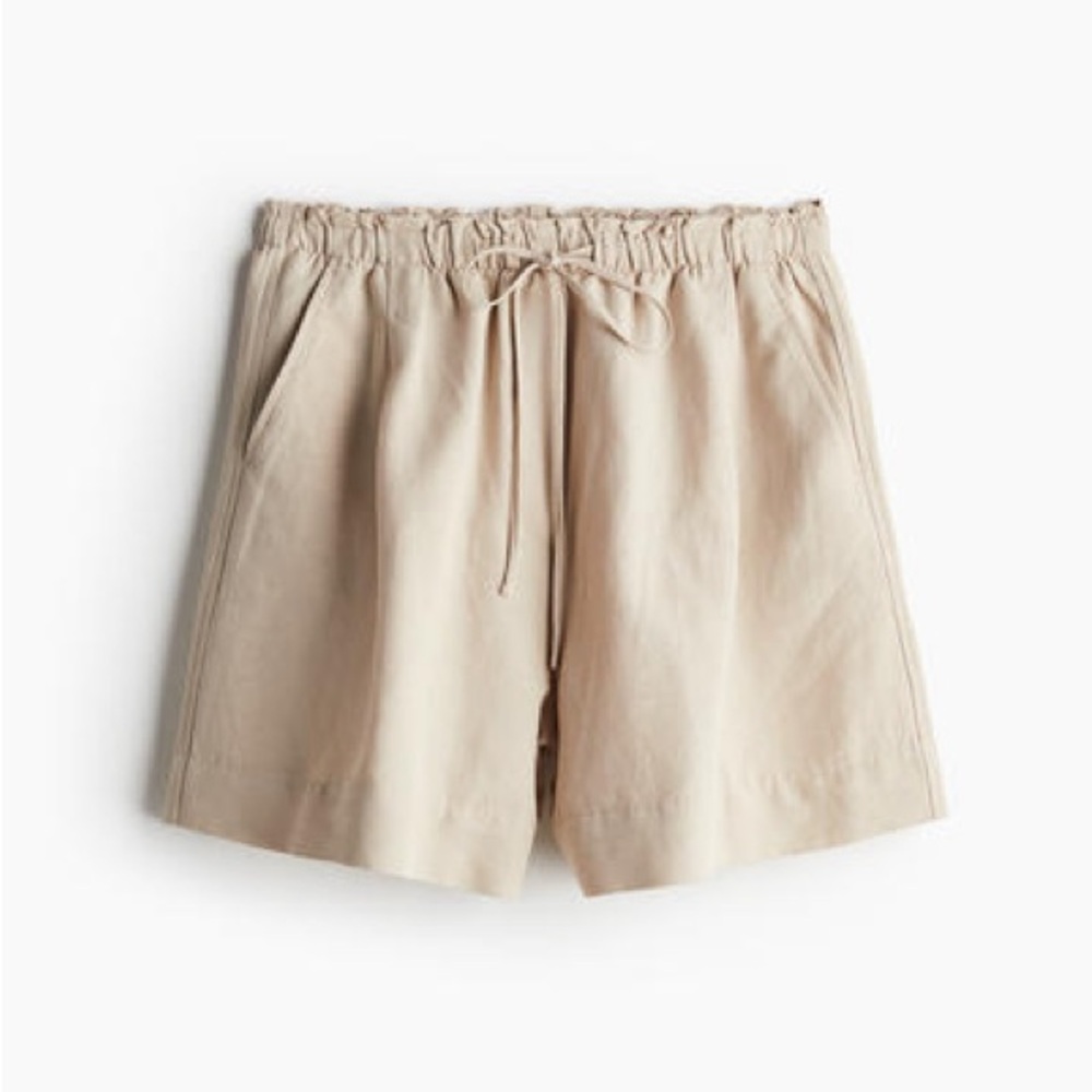 H&M linen shorts size large